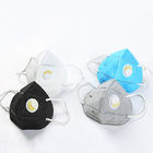 PM2.5 Protective Folding Dust Face Mask N95 With Valve Filter Non Woven Respirator