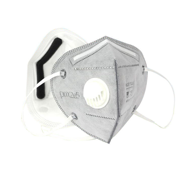 Anti Pollution Folding FFP2 Mask , Non Woven Fabric Face Mask Antibacterial