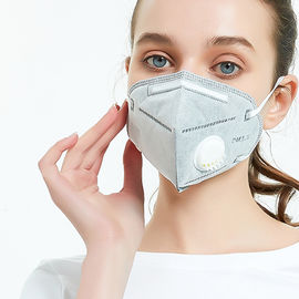 الصين أقنعة الغبار 4 طبقات FFP ، قناع الوجه القابل للتصرف حلق الأذن الرمادي اللون مصنع